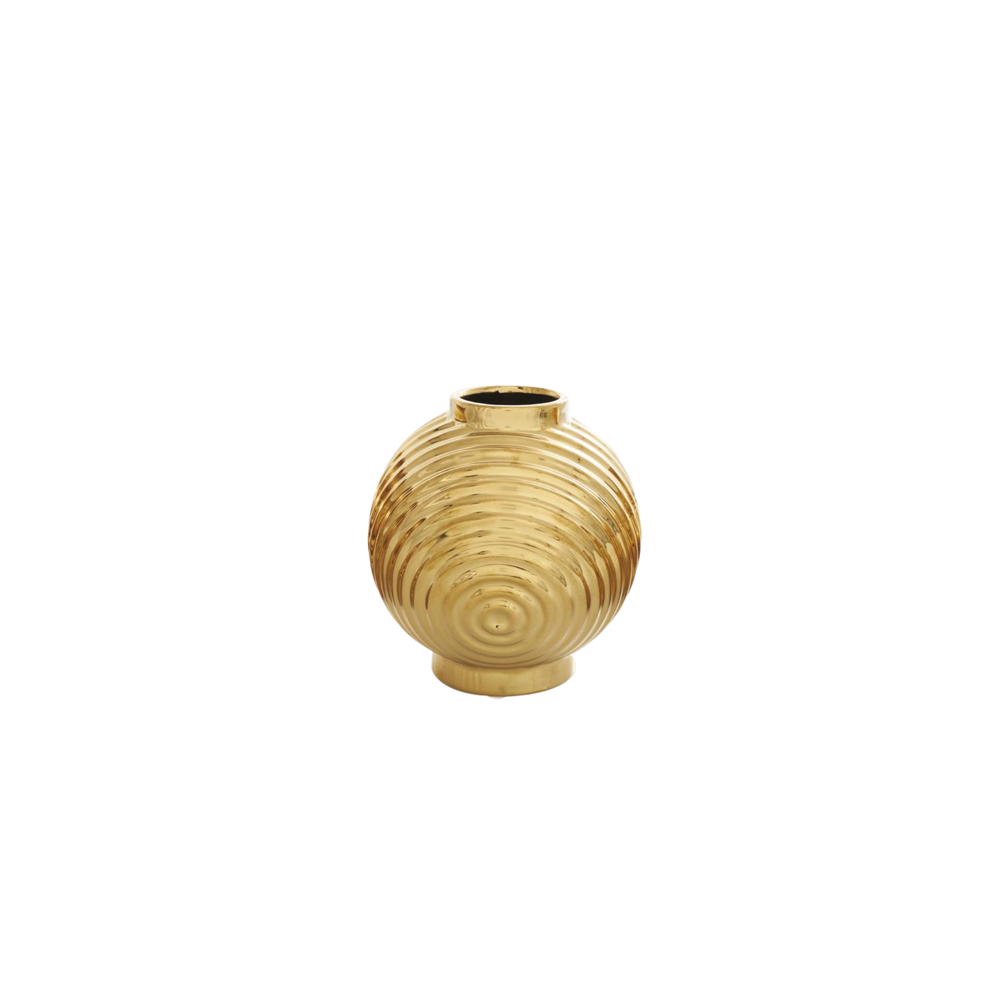 Gold Ceramic Abstract Vase | 3 styles