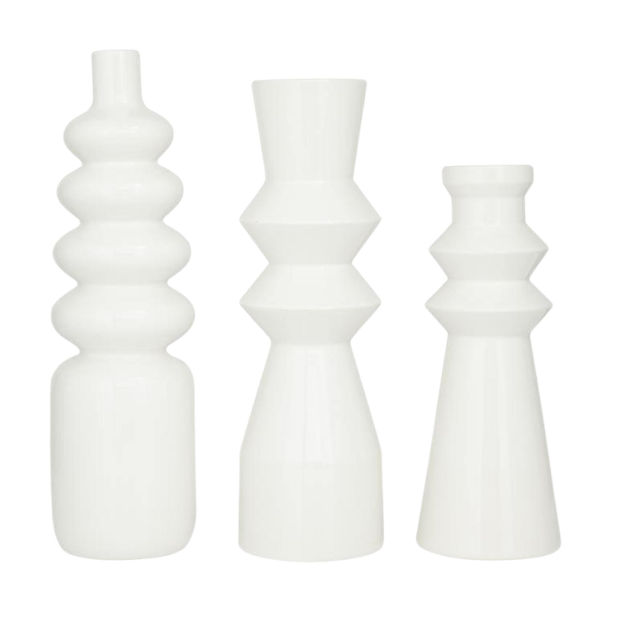 Cosmopolitan White Ceramic Vase | 3 Sizes