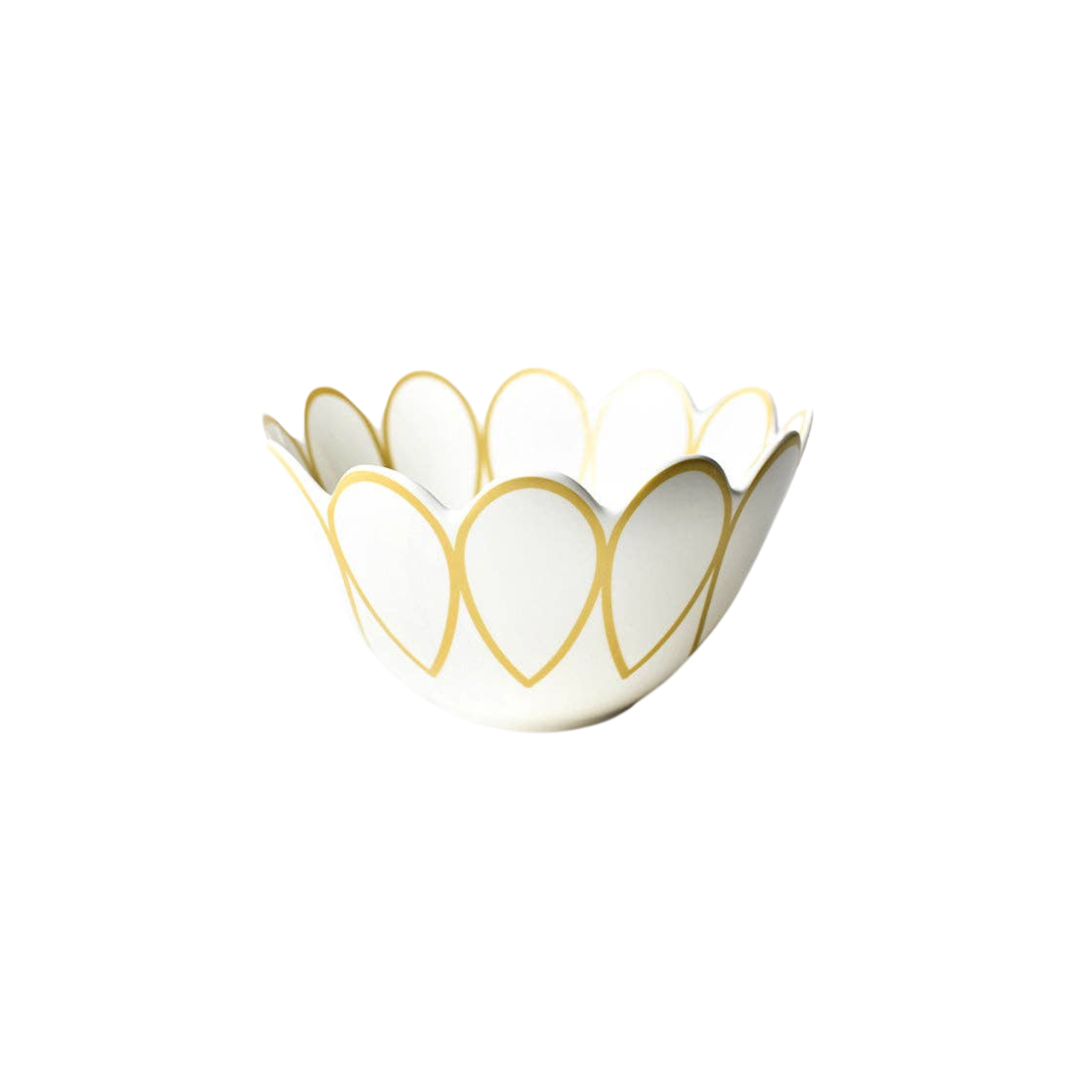 Deco Gold Scallop Small Bowl