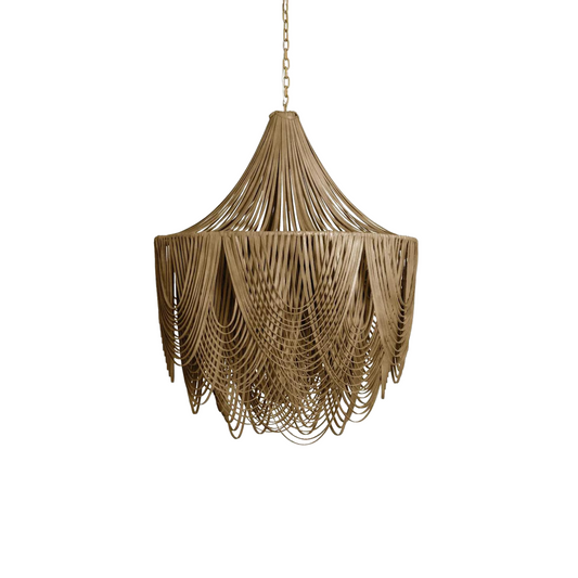 Whisper With Crown Leather Chandelier