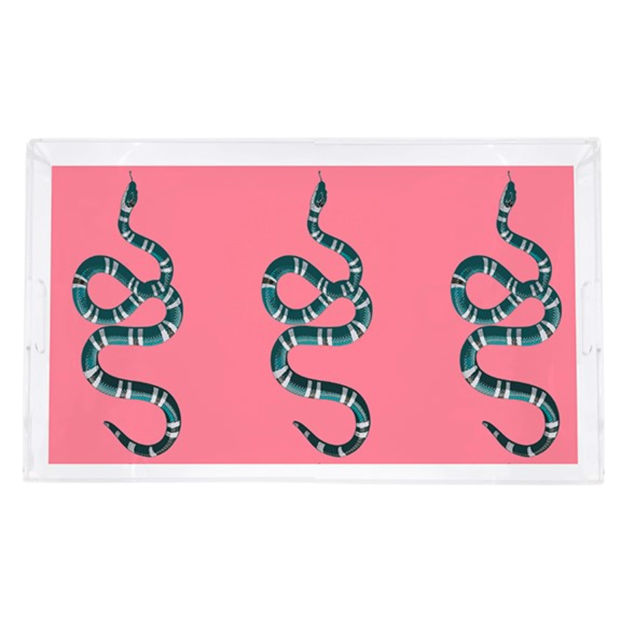 Serpent Pink Vanity Tray