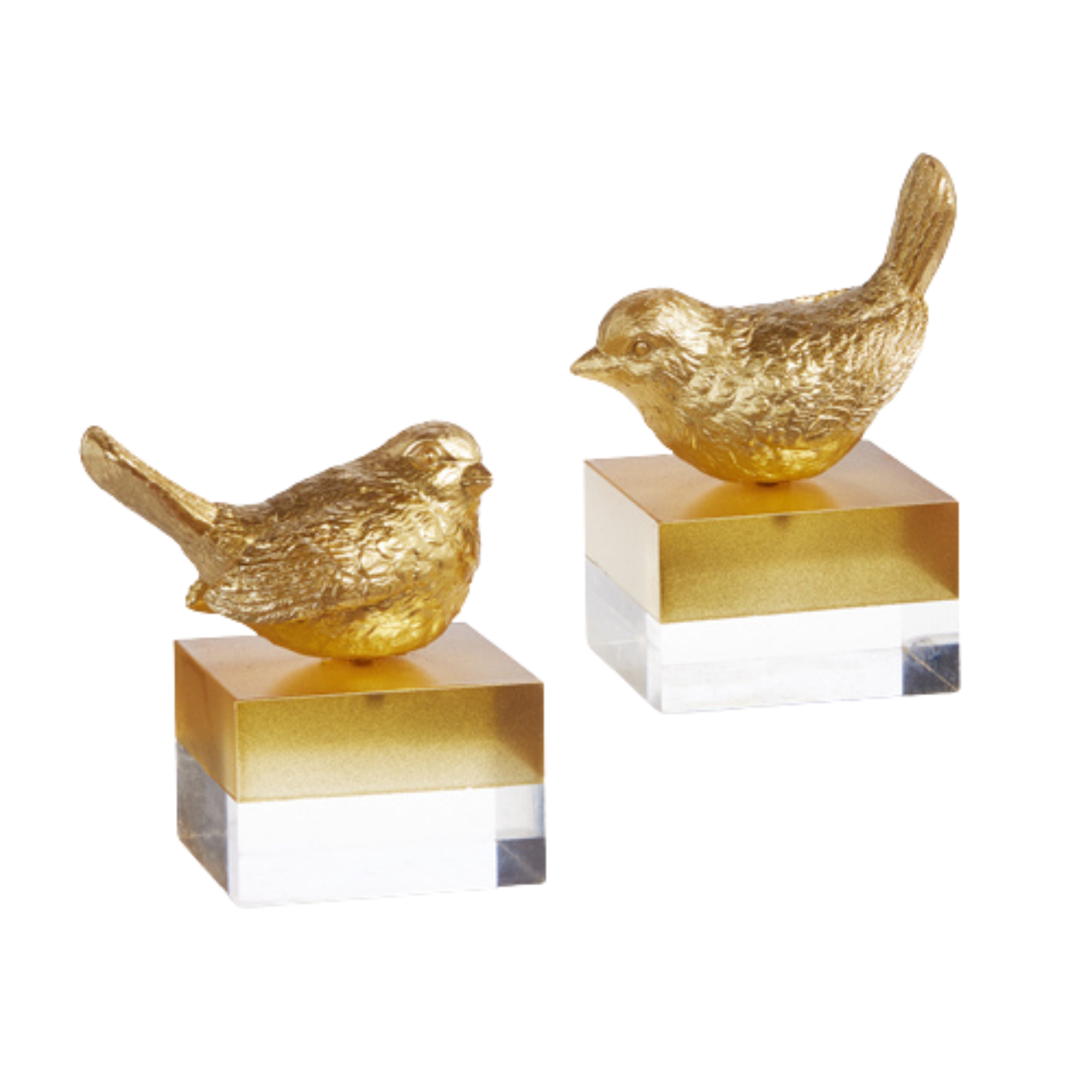 Gold Bird On Block | 2 styles