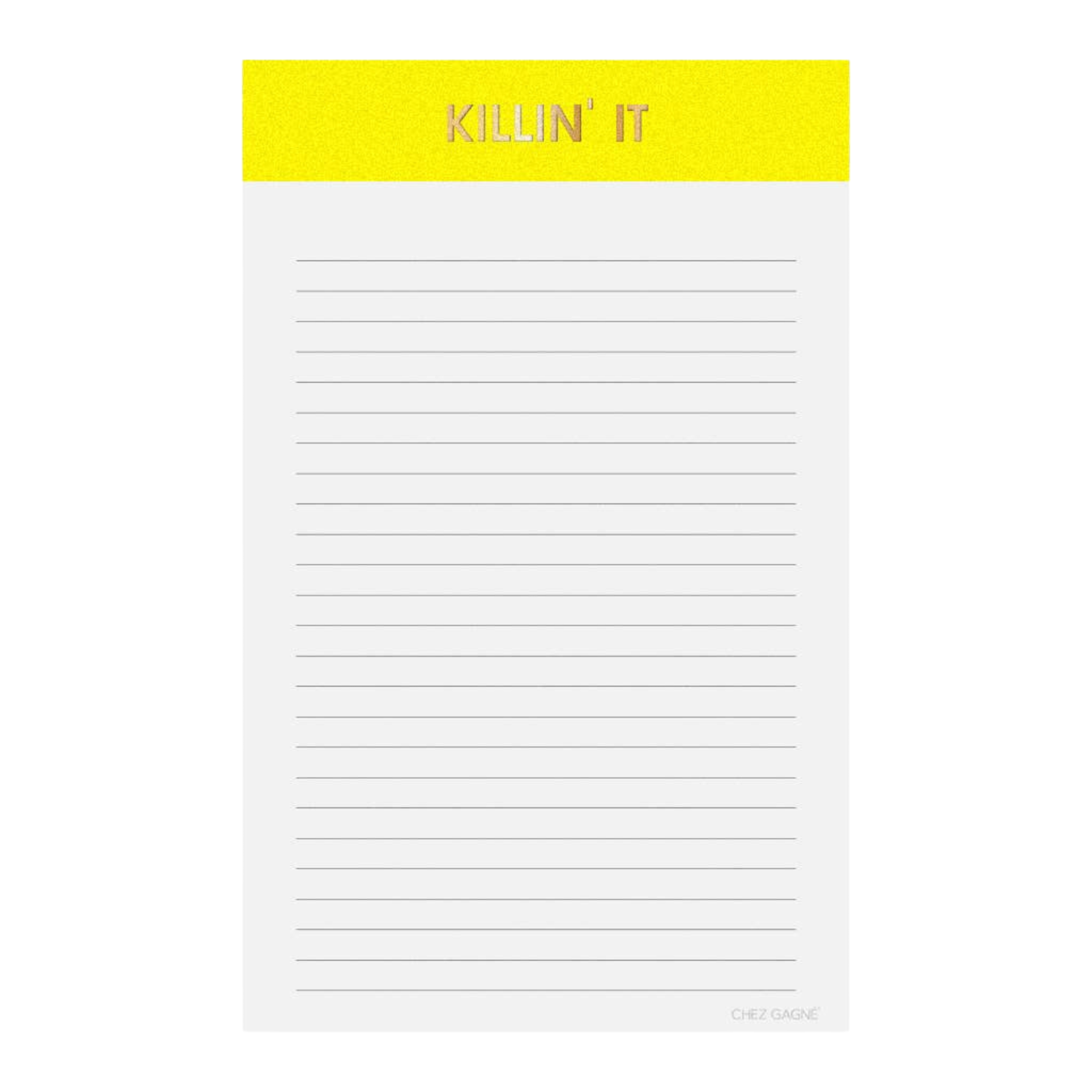 Killin' It Notepad