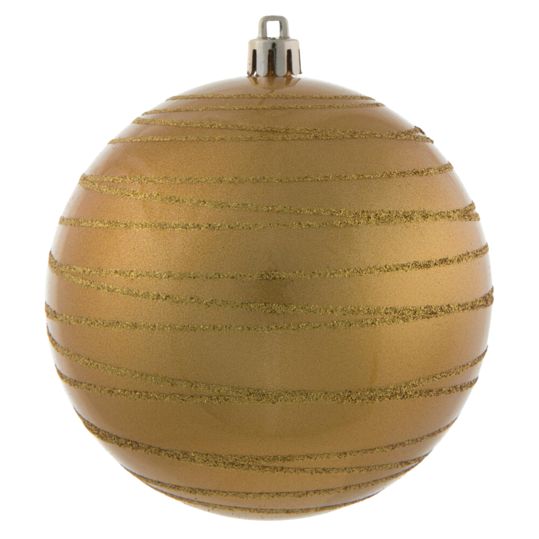 Honey Gold Candy Ball Ornament | 4"