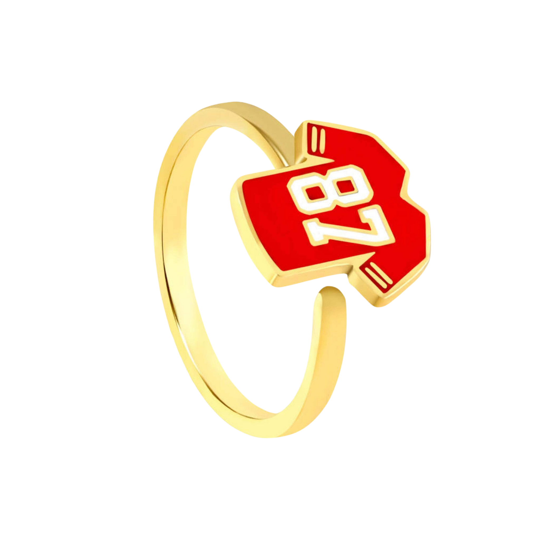 Kansas City Chiefs #87 Jersey Ring