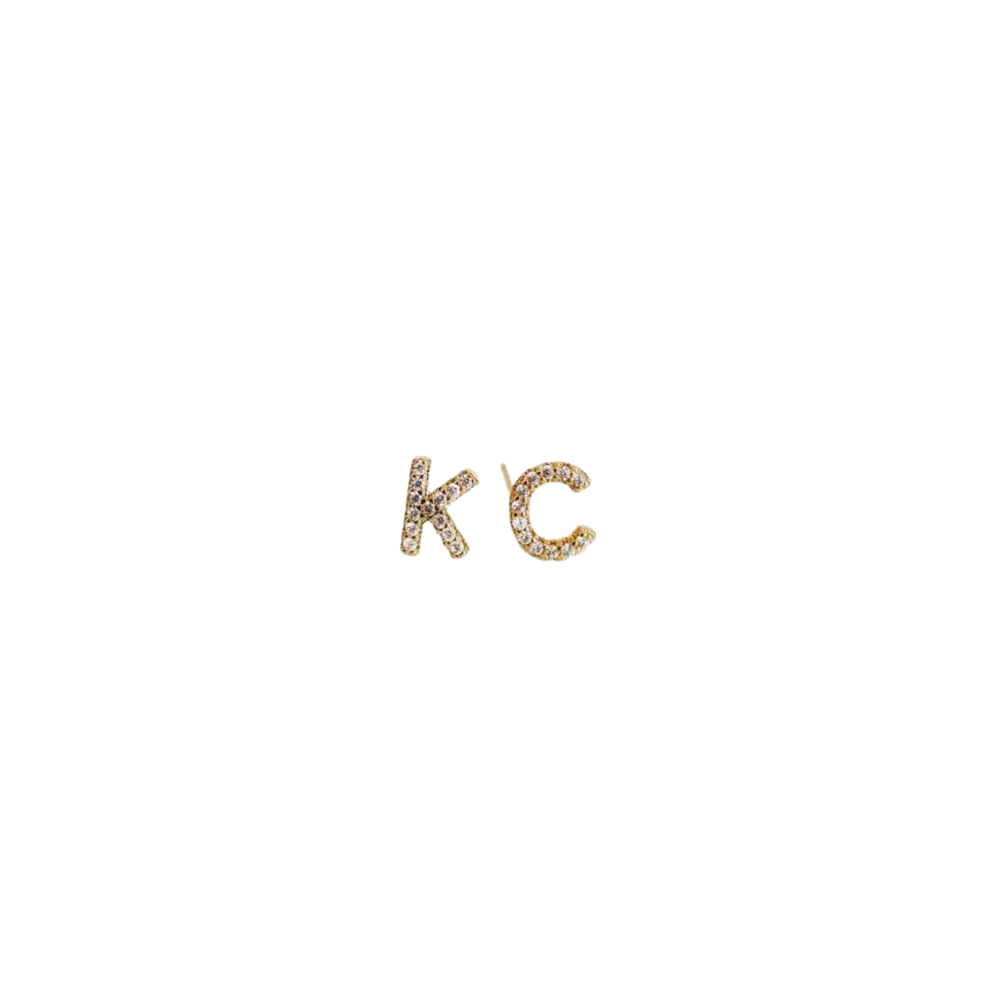 KC Rhinestone Stud Earrings