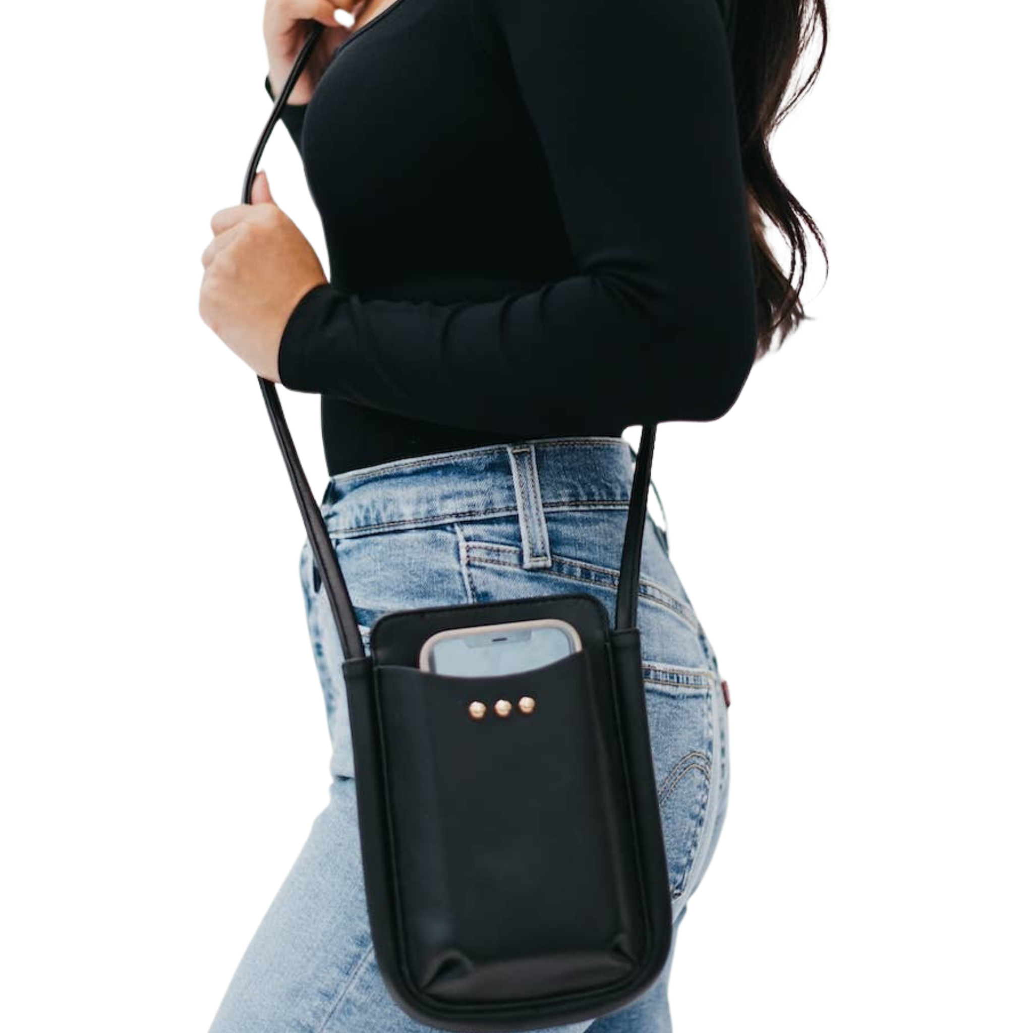 Parker Phone Crossbody Bag | Black