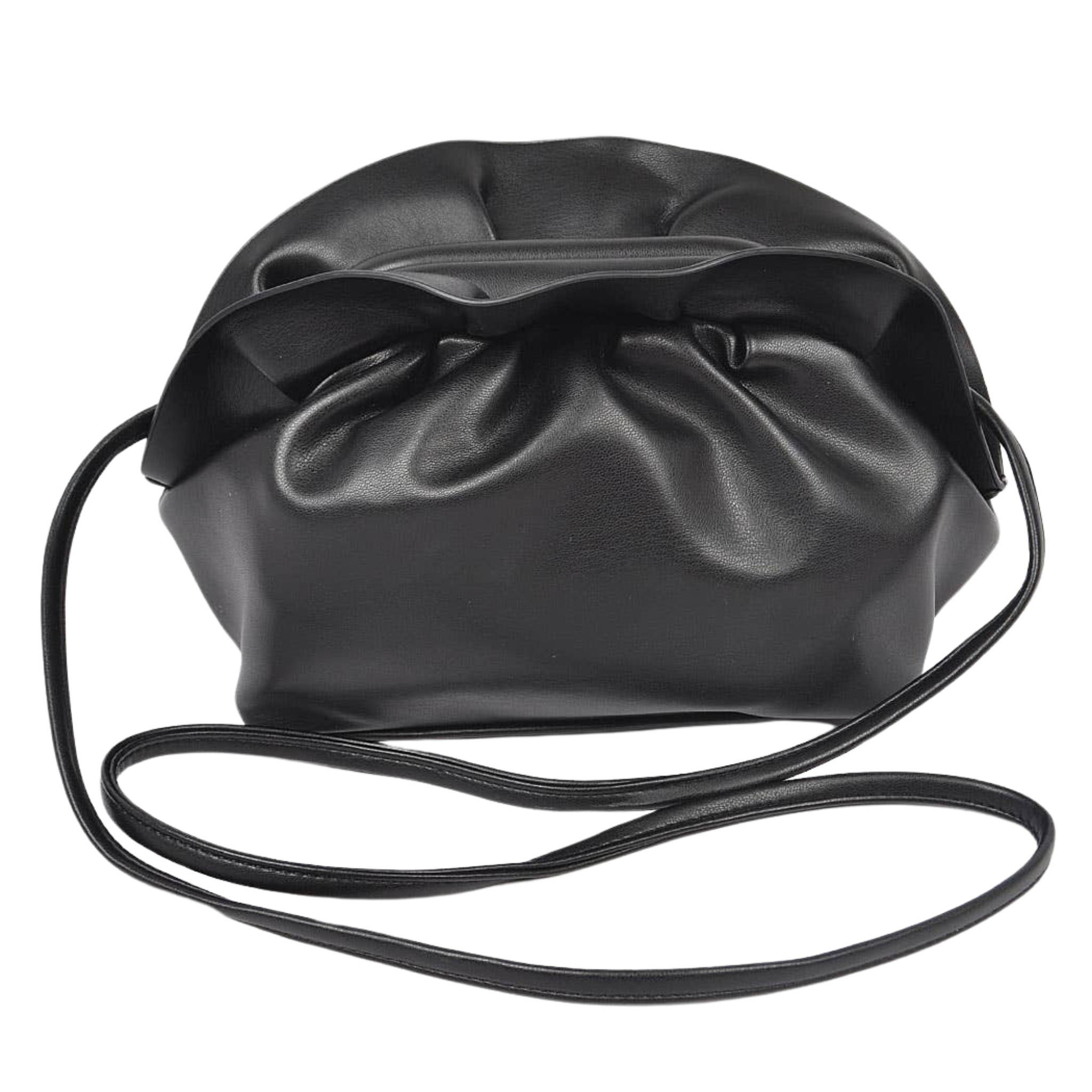 Faux Leather Bow Crossbody Bag (4 Color Options)