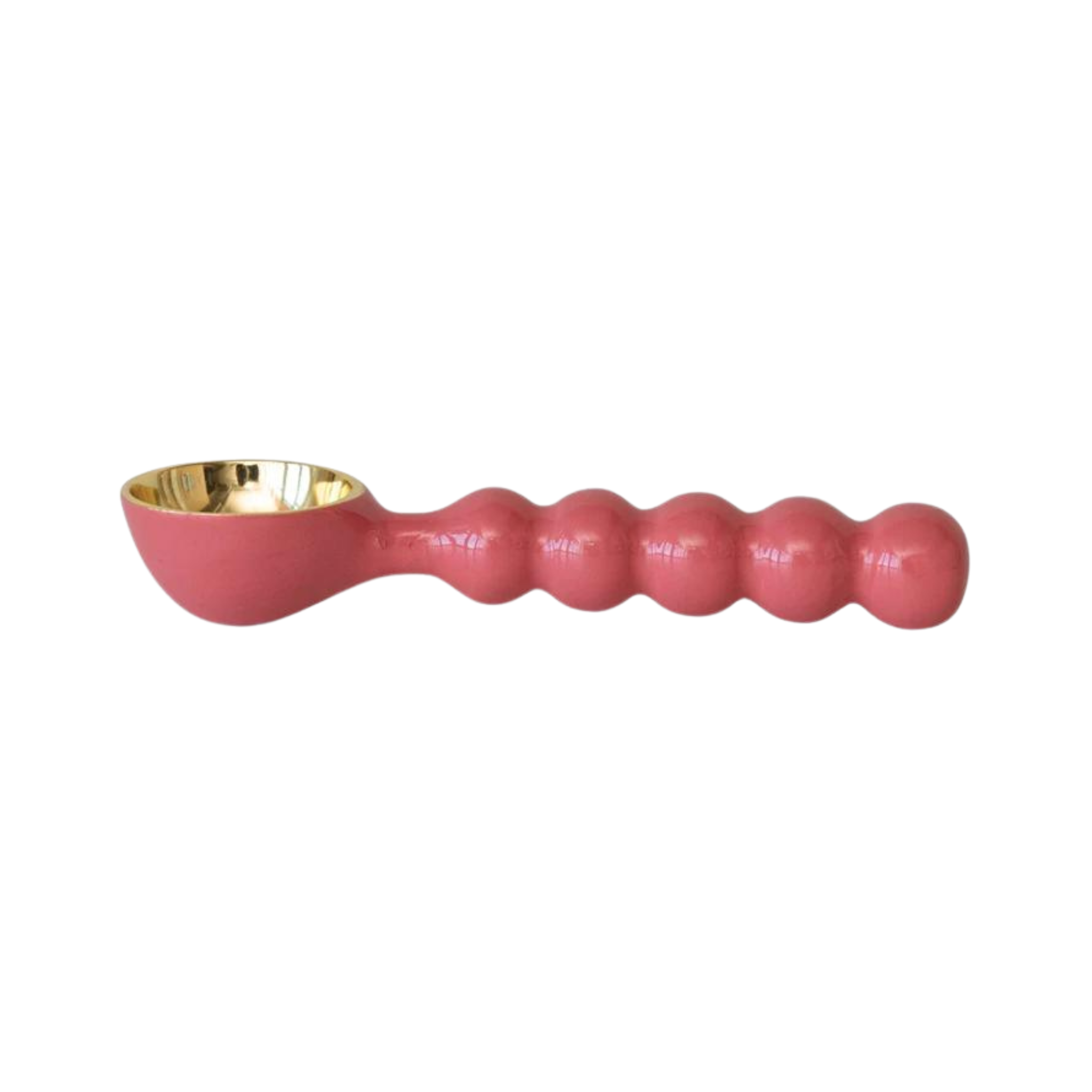 Pink Enameled Aluminum Ice Cream Scoop