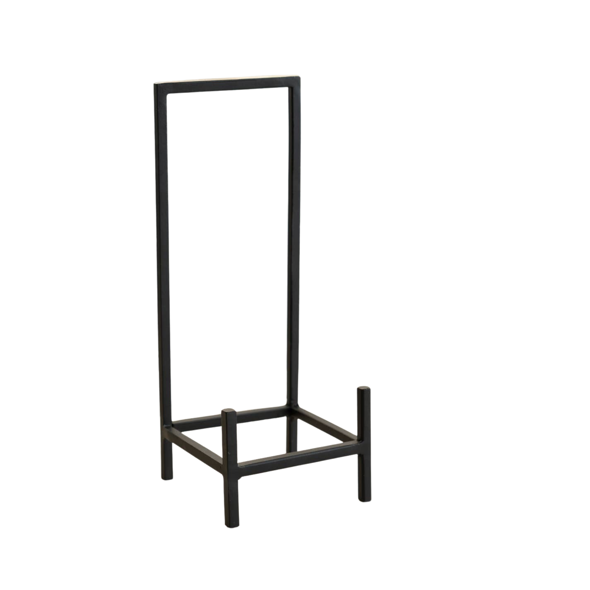 Modern Black Iron Easel