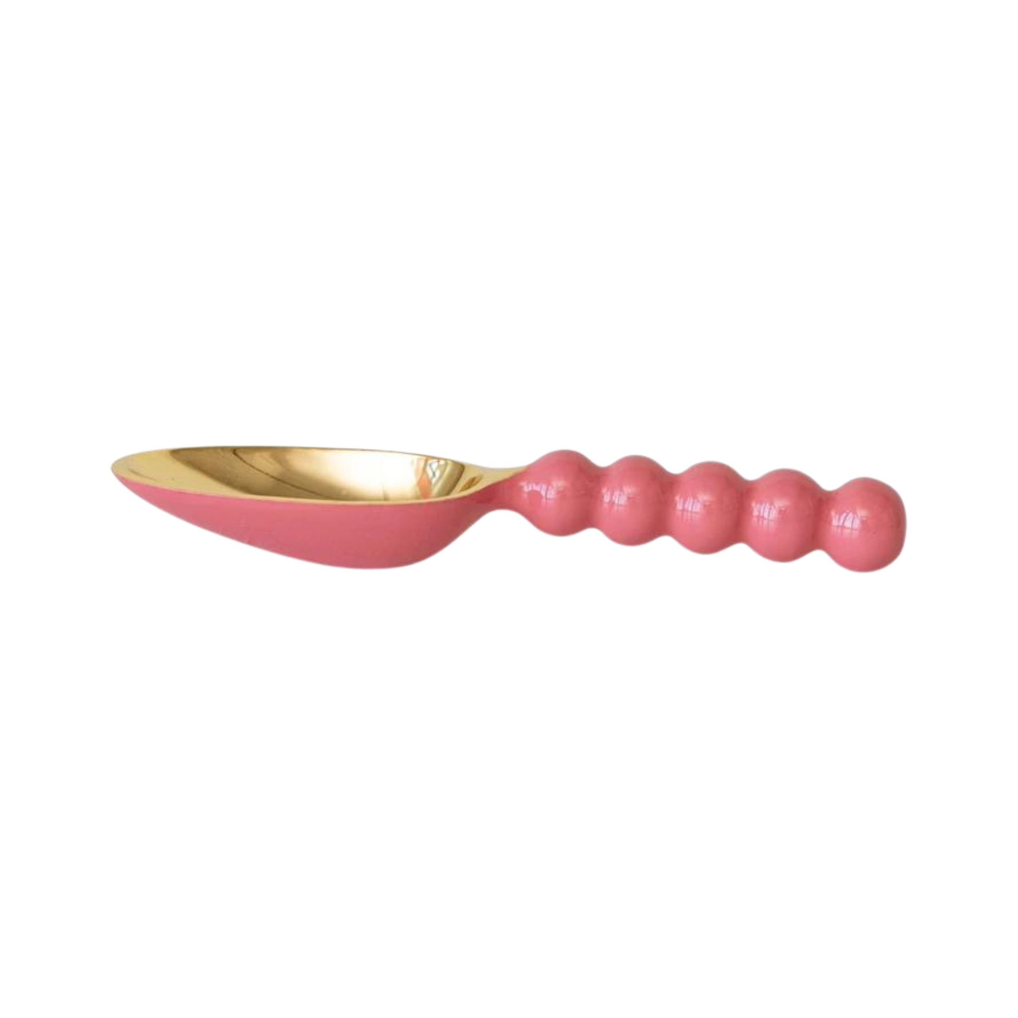 Pink Enameled Aluminum Scoop