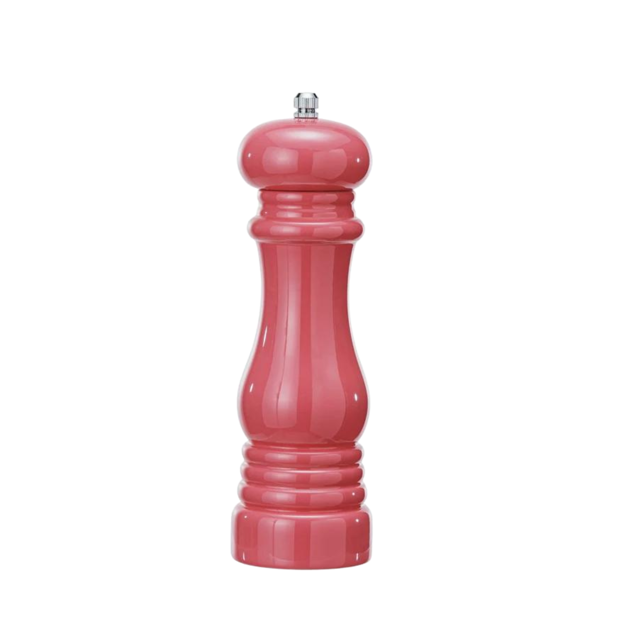 Enameled Rubberwood Salt/Pepper Mill | Pink