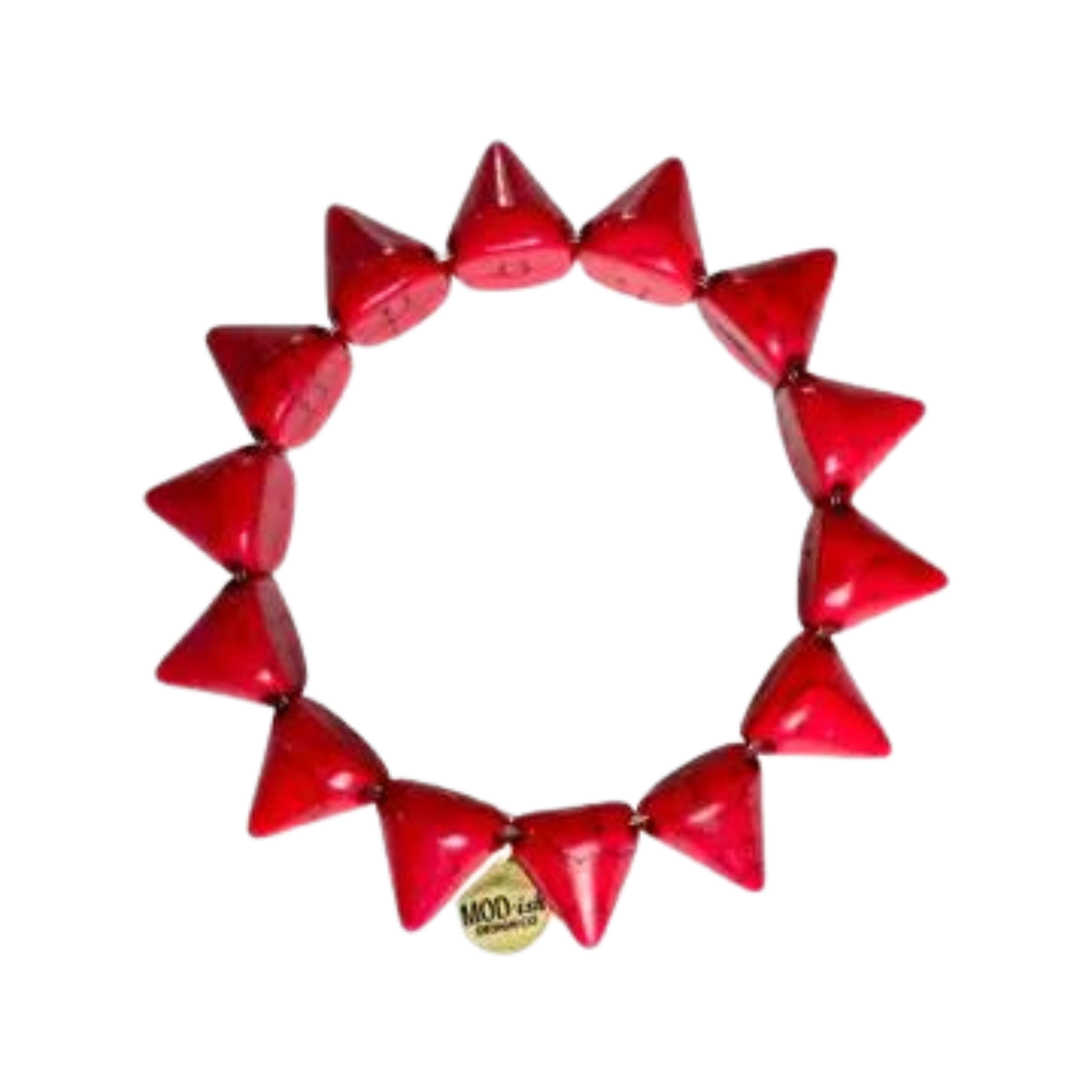 Spike Bracelet | Red