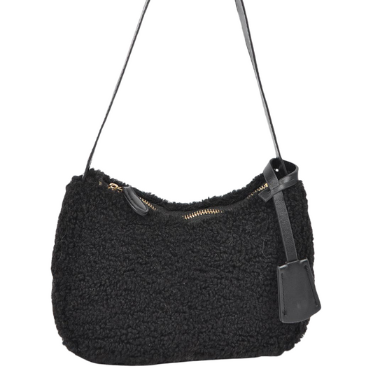 Faux Fur Mini Shoulder Bag (5 Color Options)