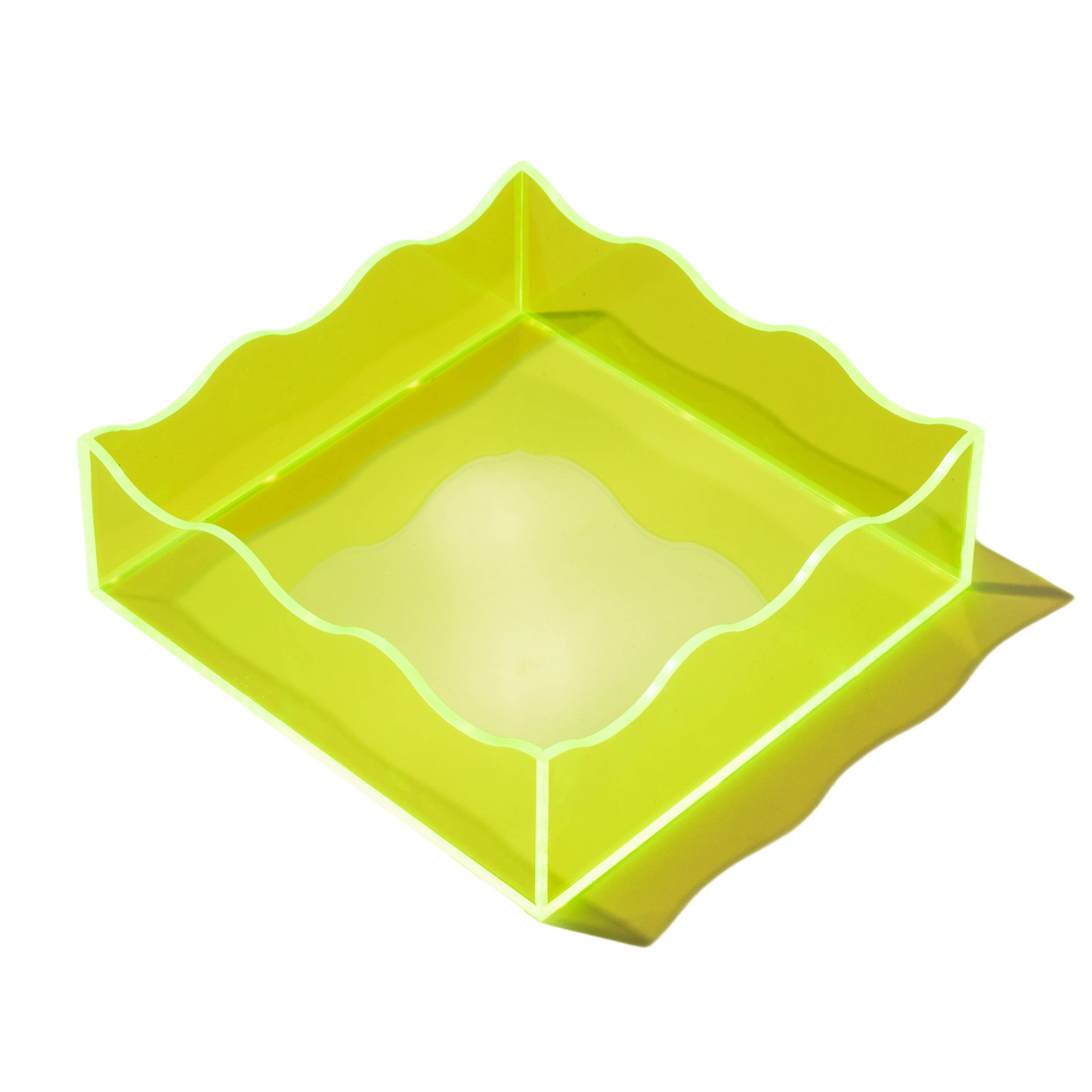 Wavy Tray - Square - Green