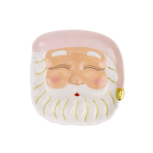 Pink Santa Platter