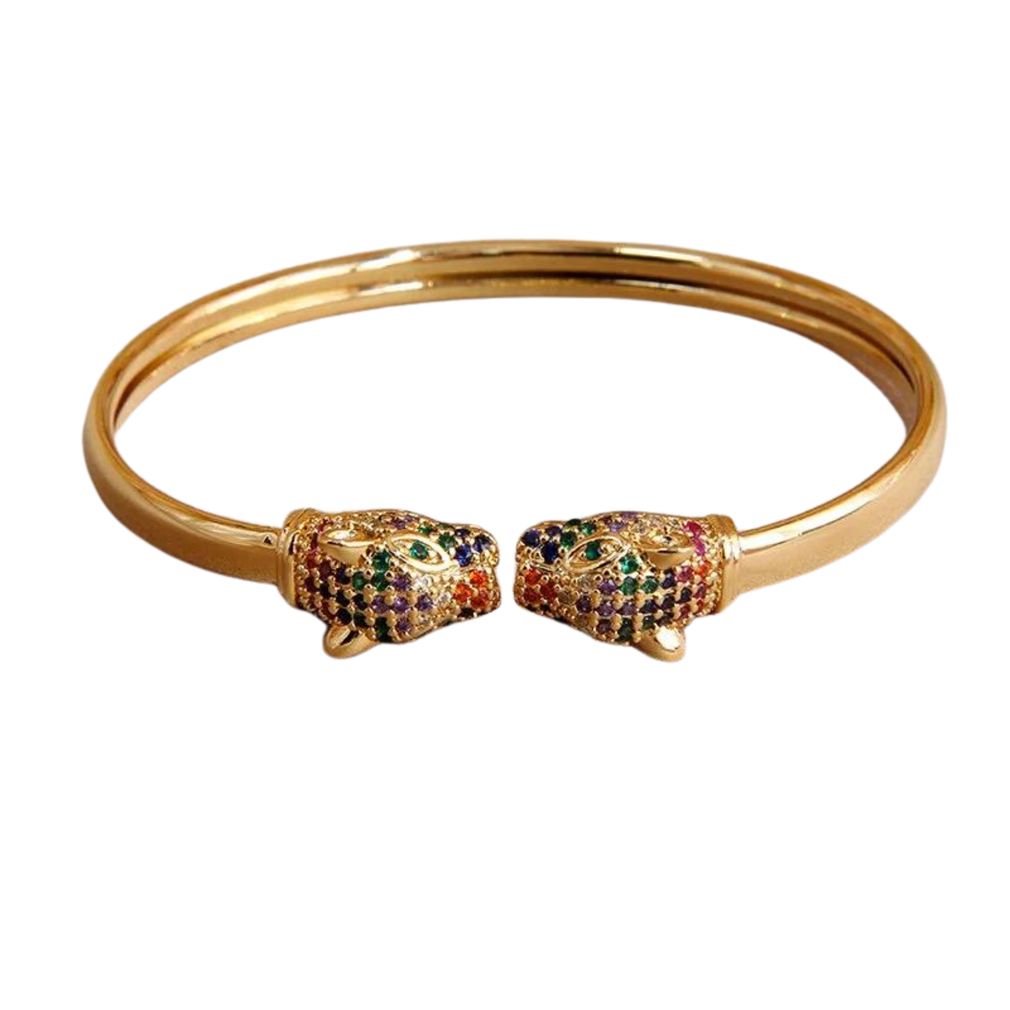 Gemstone Cheetah Cuff