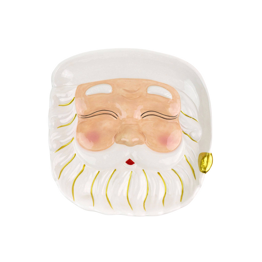 White Santa Platter