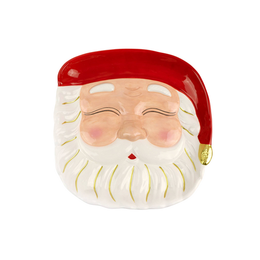 Red Santa Platter