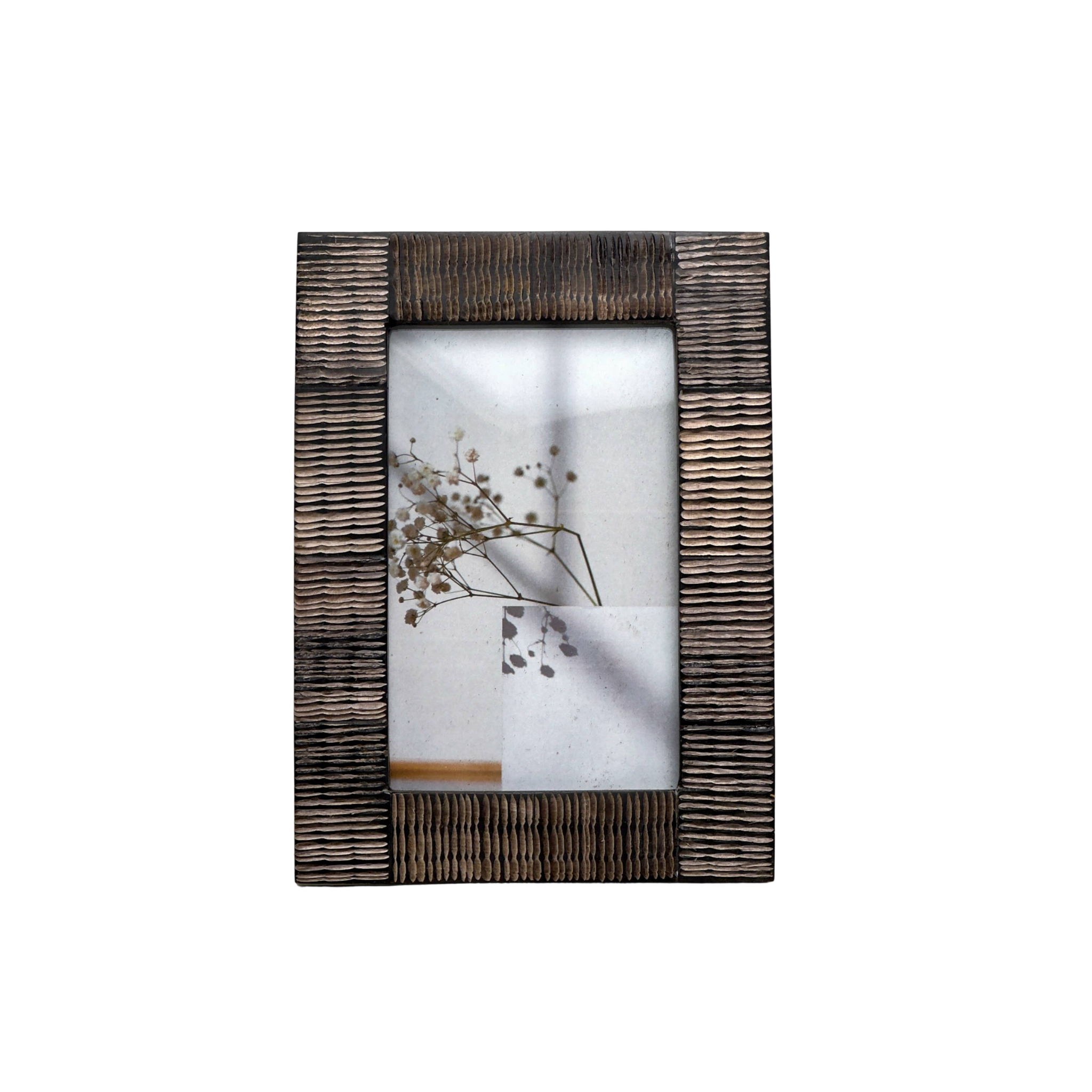 Resin Genuine Horn Picture Frame 4x6