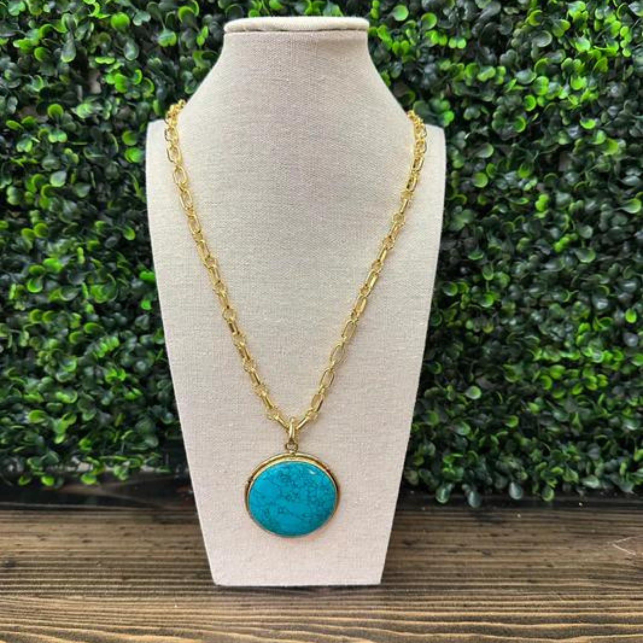 Turquoise Pendant Necklace