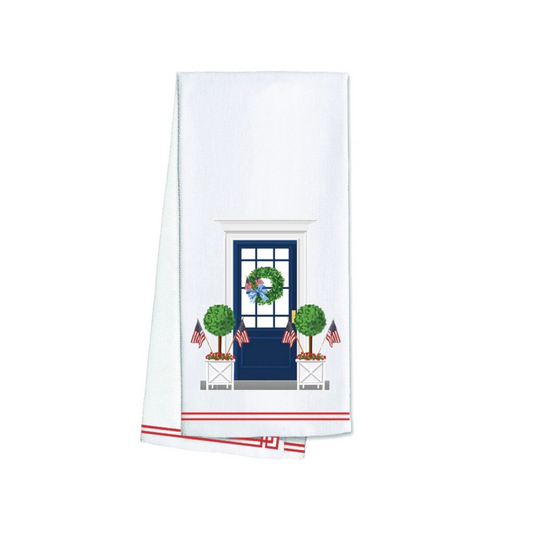 Tea Towel | Patriotic Front Door