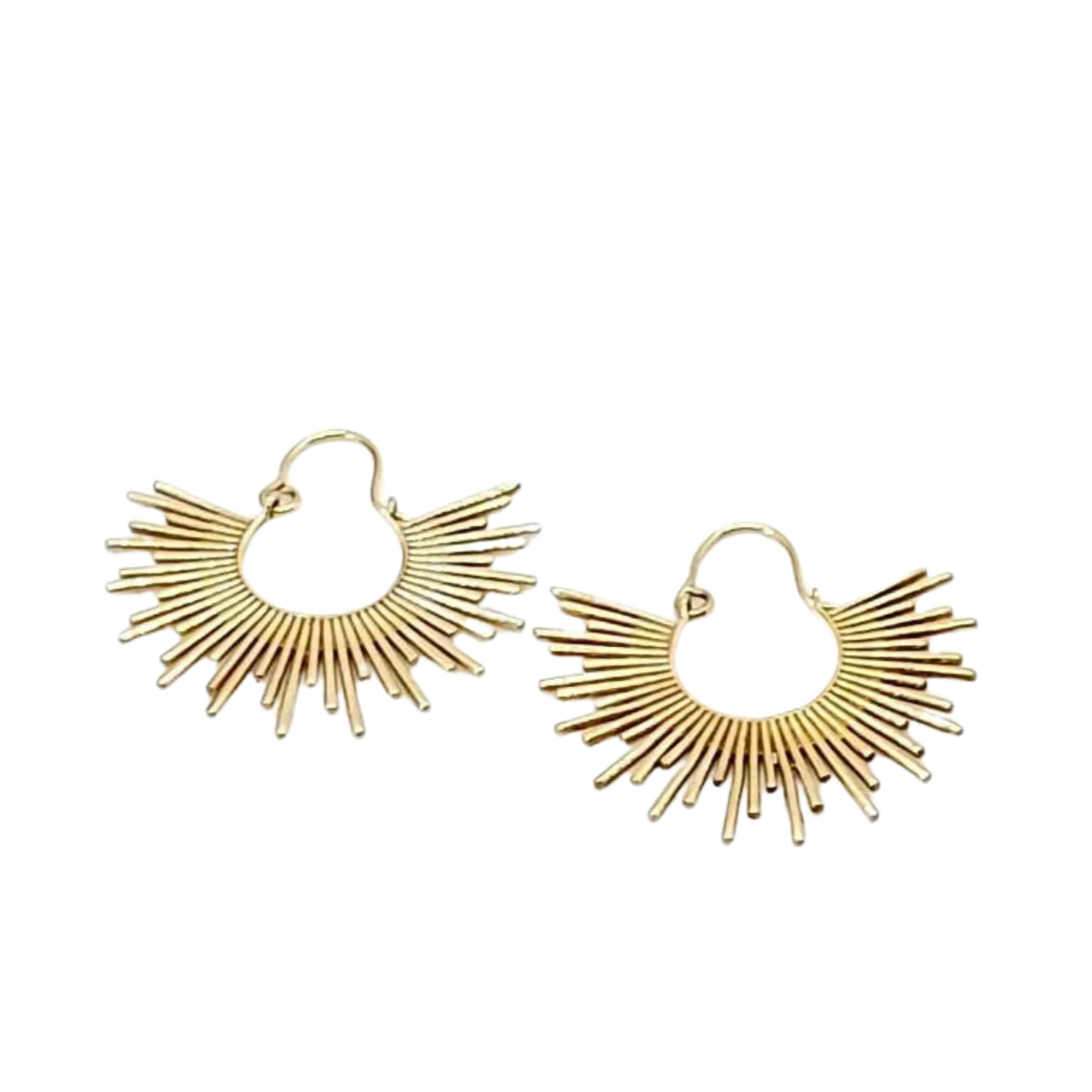 Starburst Earrings Gold