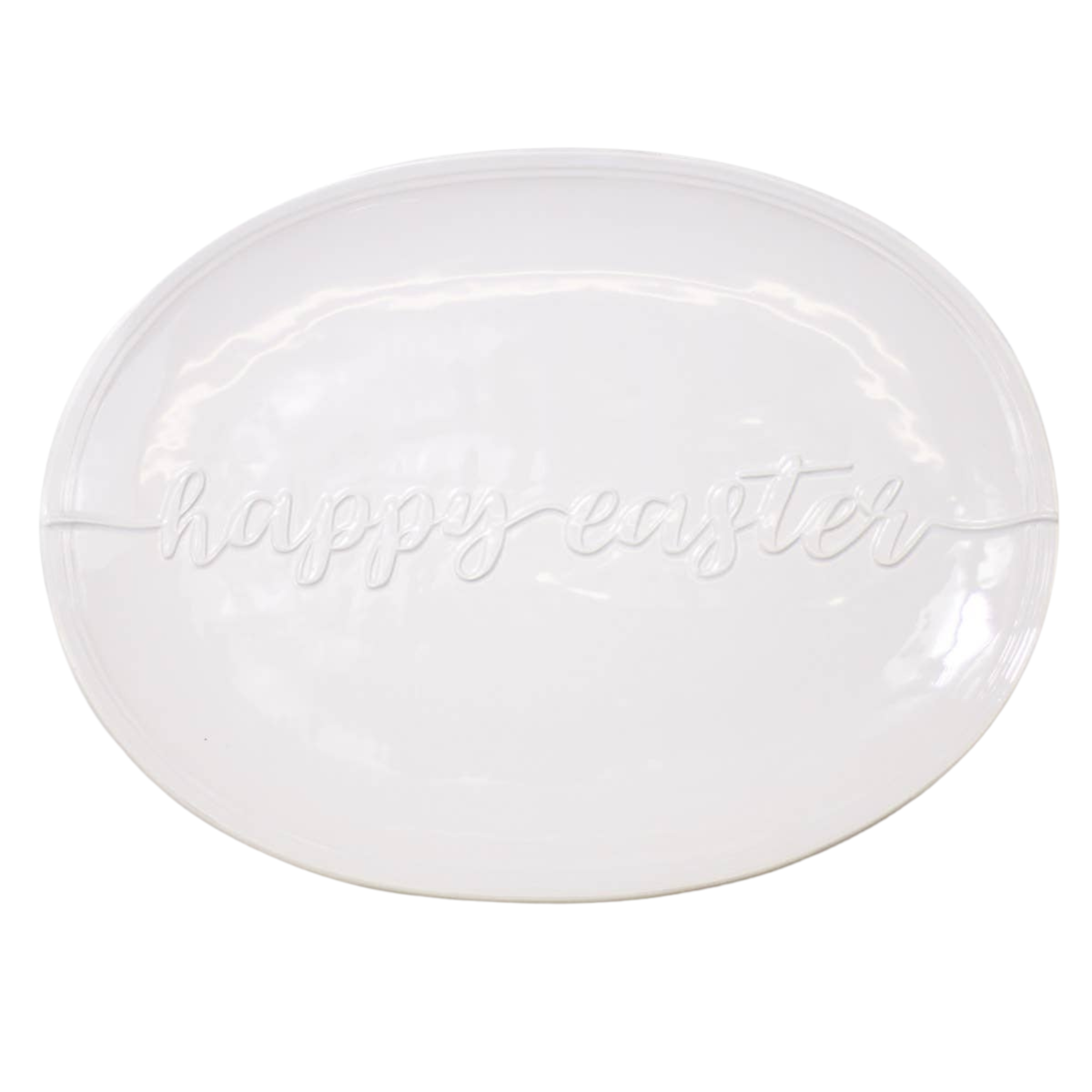 Easter Embossed Oval Platter