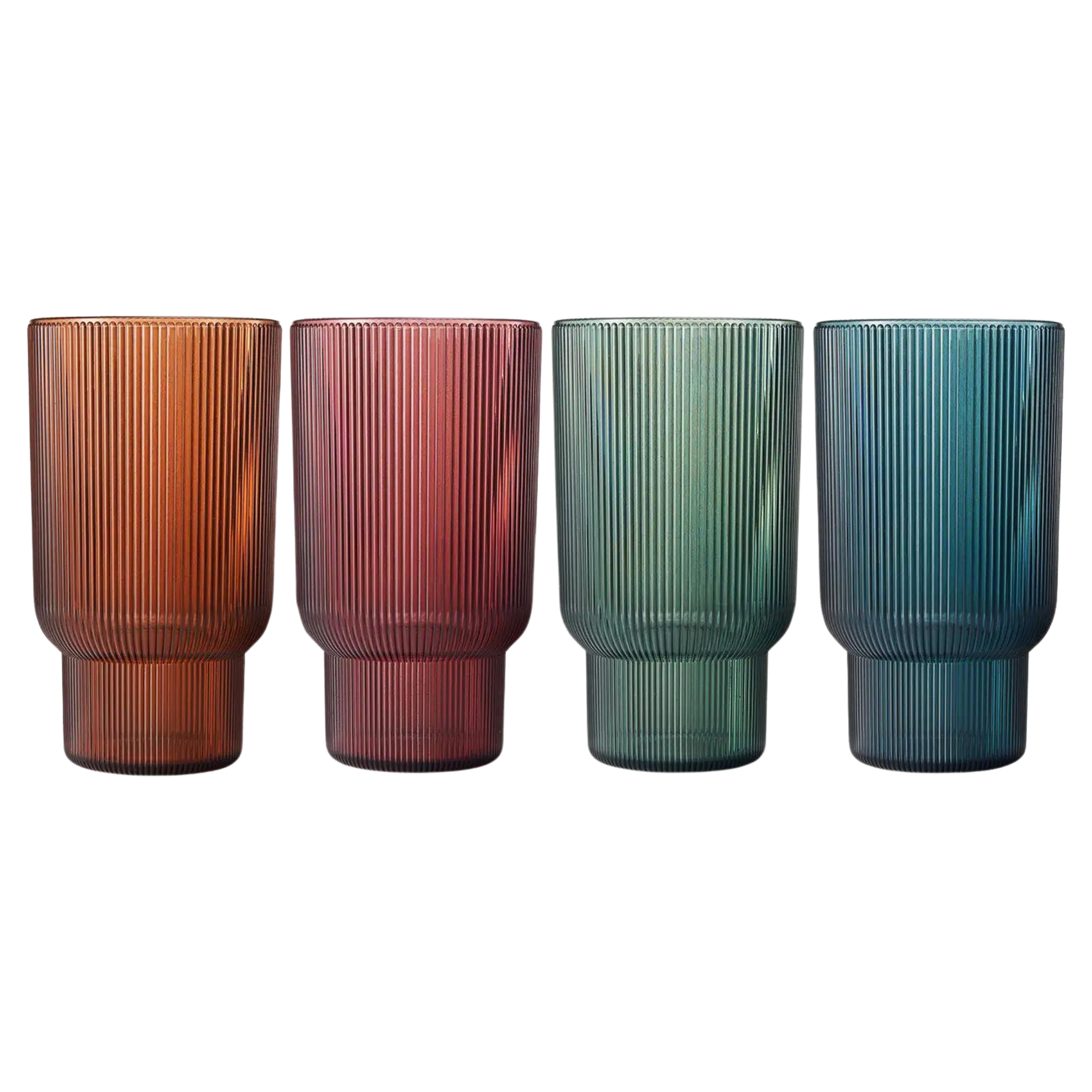 Acrylic Ribbed Highball