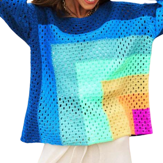 Multi-Color Knit Sweater