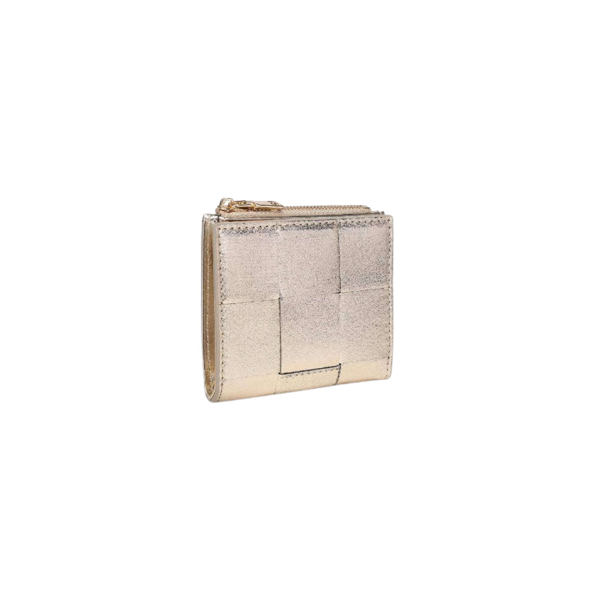 Amelie Woven Card Holder | Gold