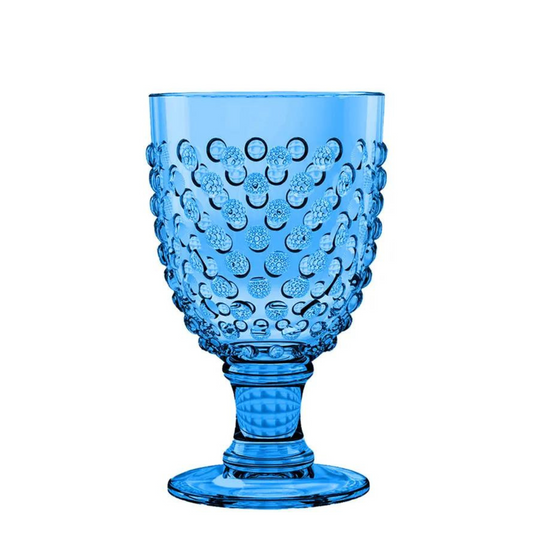 Hobnail Goblet | Blue