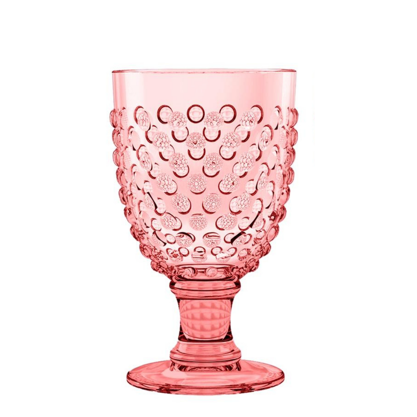 Hobnail Goblet | Pink