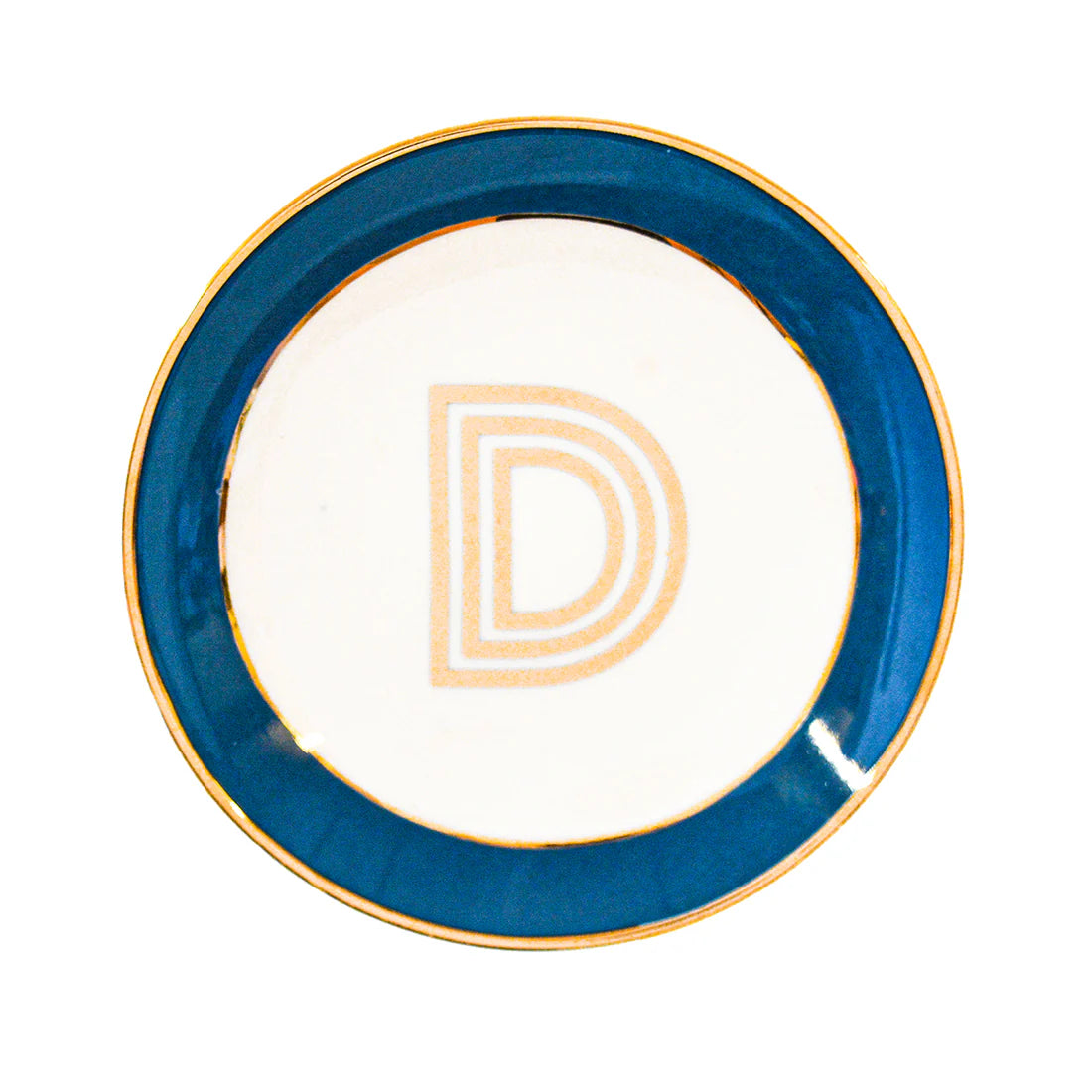 Library Trinket Dish with Letter - 4 1/3 in.