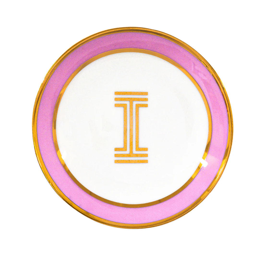 Library Trinket Dish with Letter - 4 1/3 in.