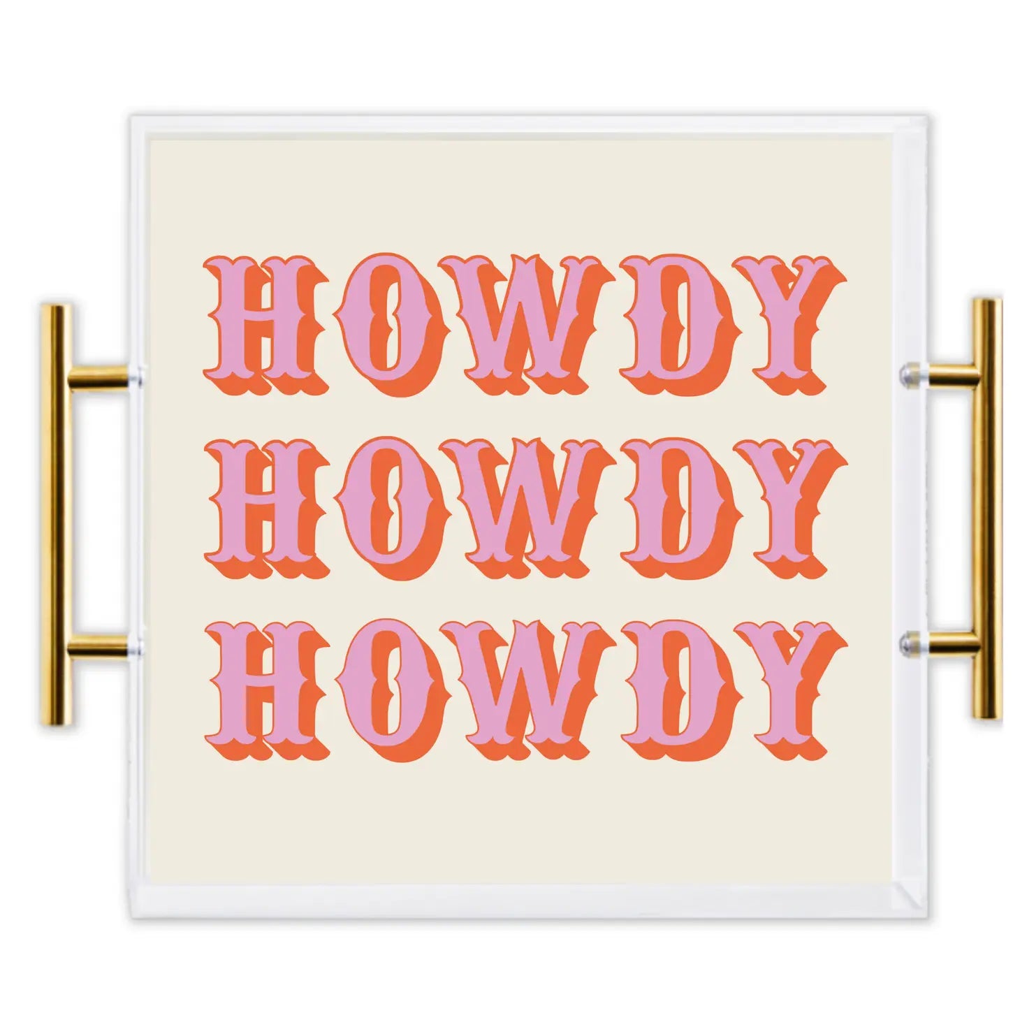 Howdy Tray Large