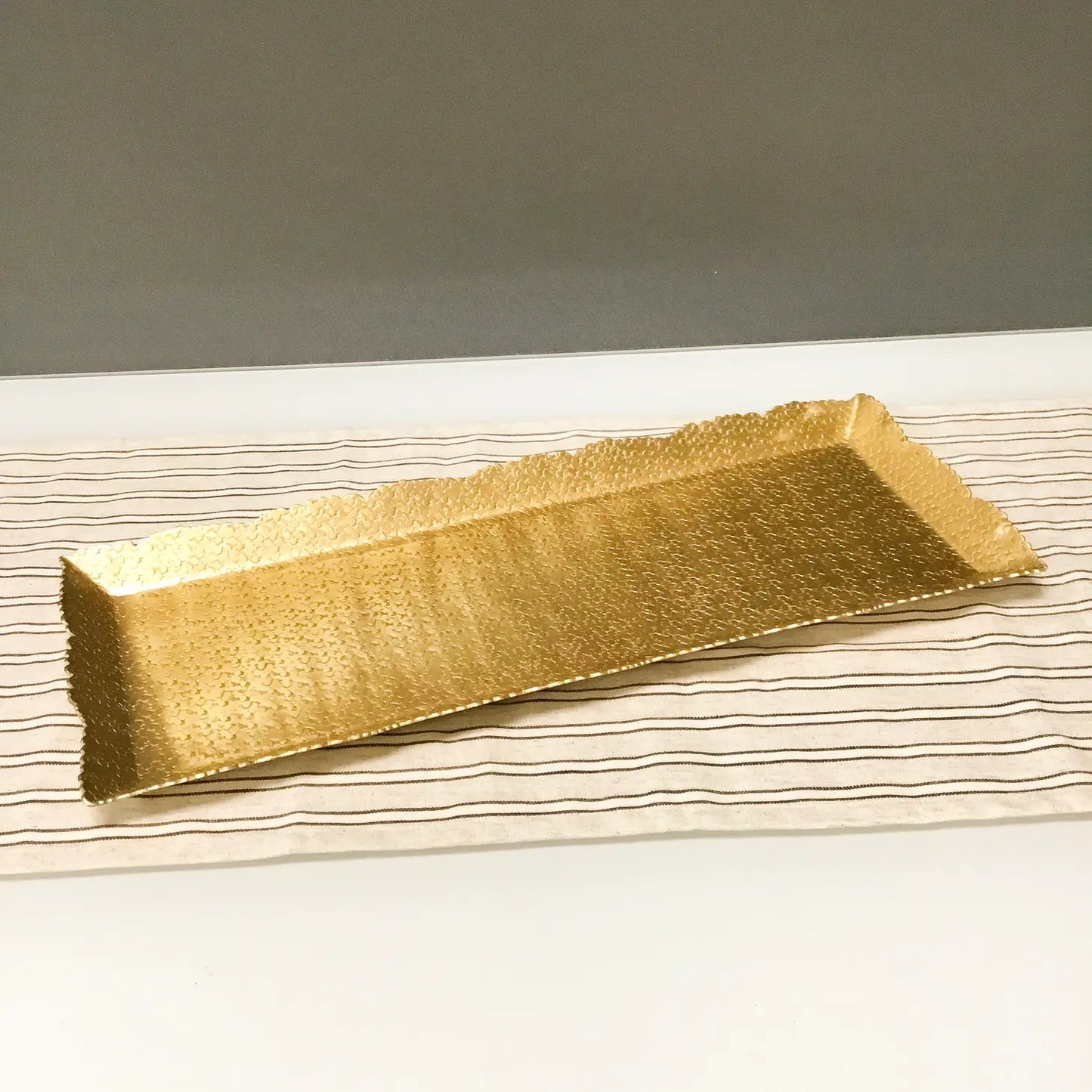 Gold Hammered Cutting Tray