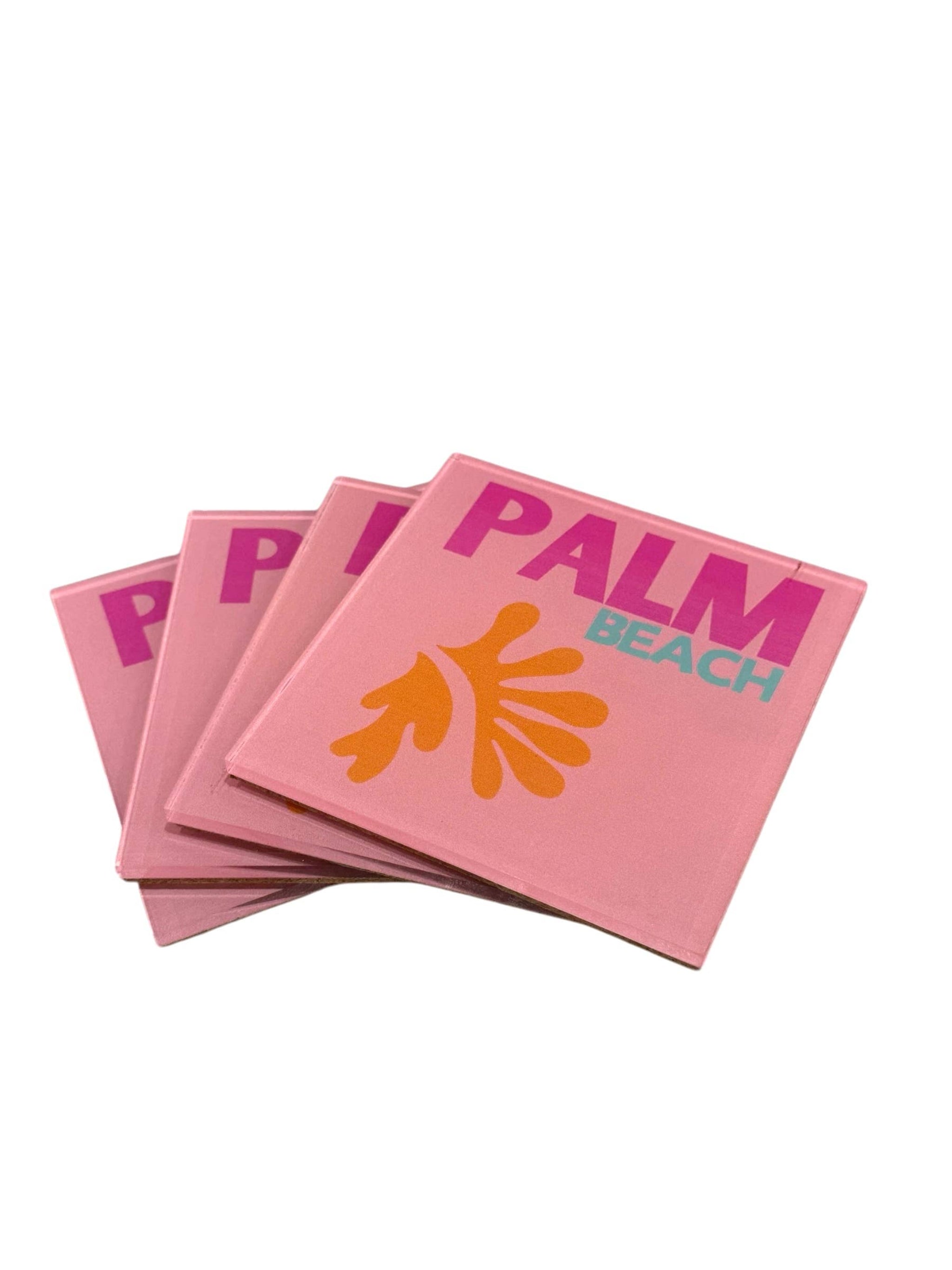 Acrylic  Coasters | Palm Beach