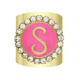 Monogram Adjustable Ring - S