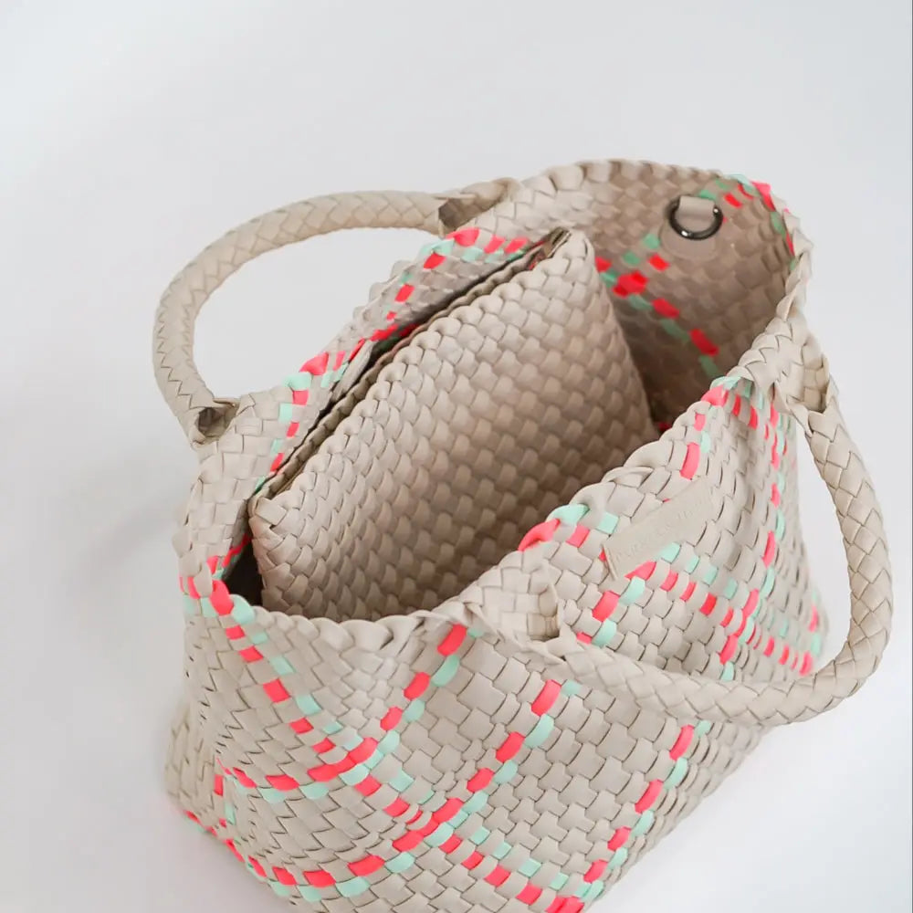 Multi Woven Tote | Bone & Sky