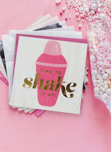 Time To Shake It Up Cocktail Napkins