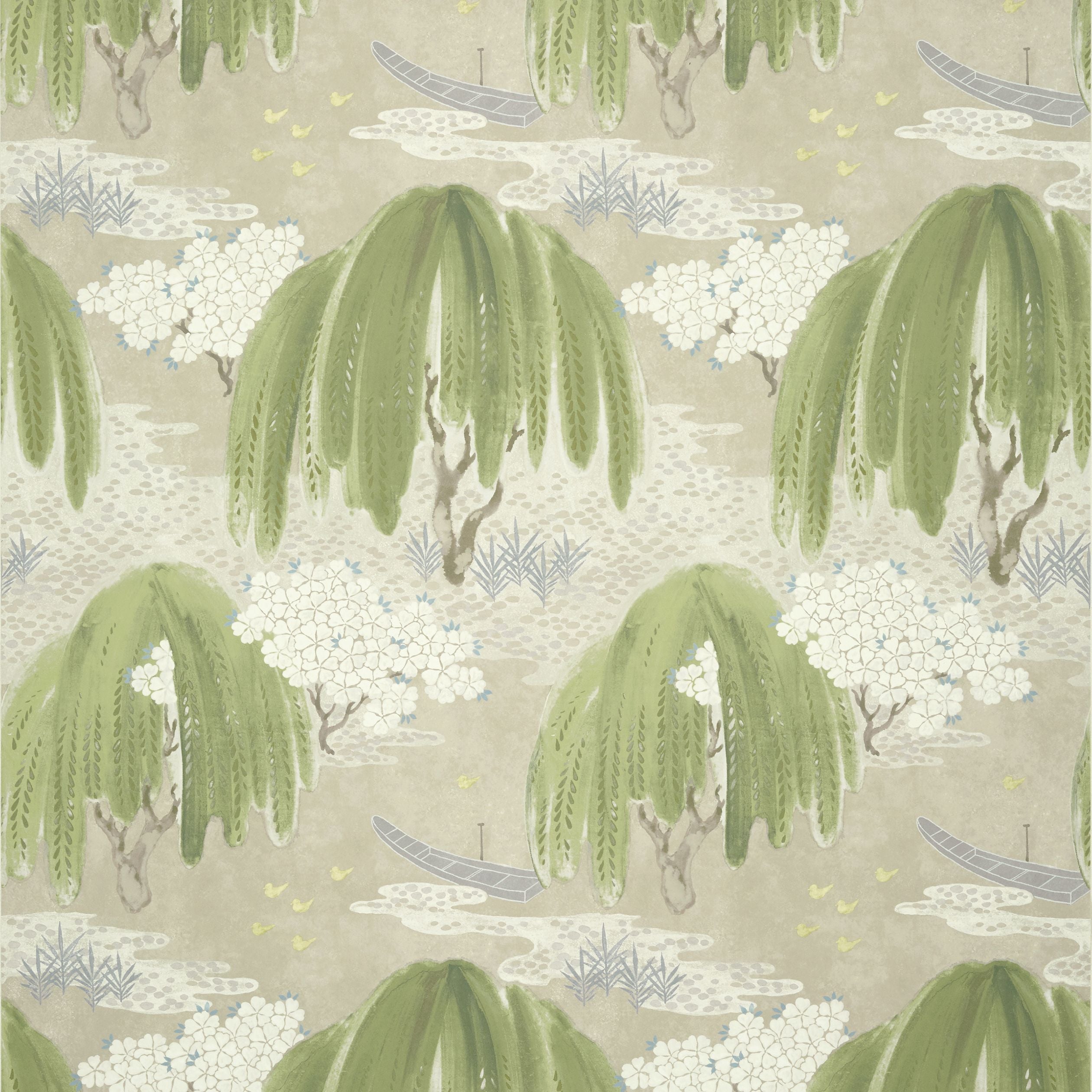 Willow Tree Thibaut Wallpaper - Double Roll