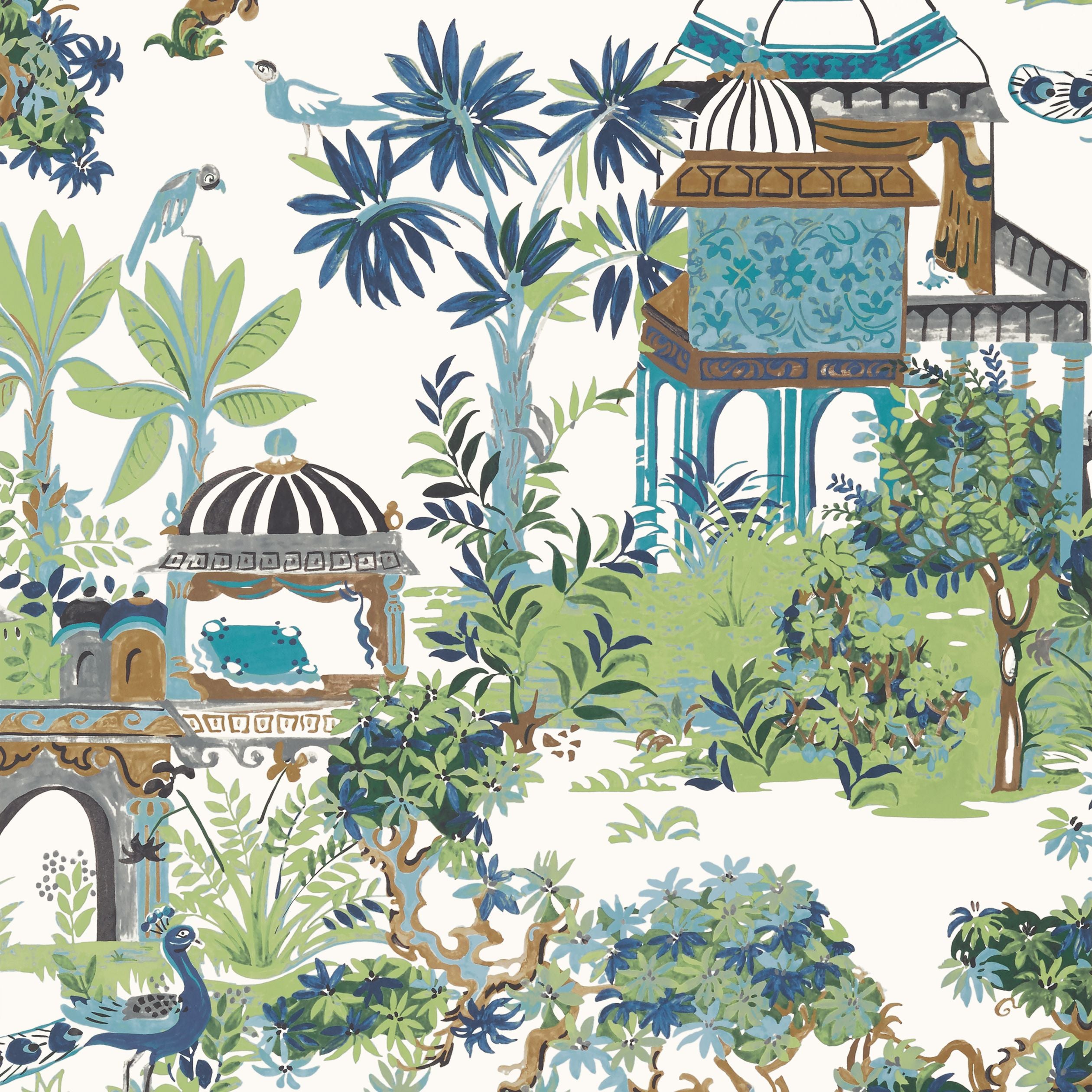 Mystic Garden Thibaut Wallpaper - Double Roll