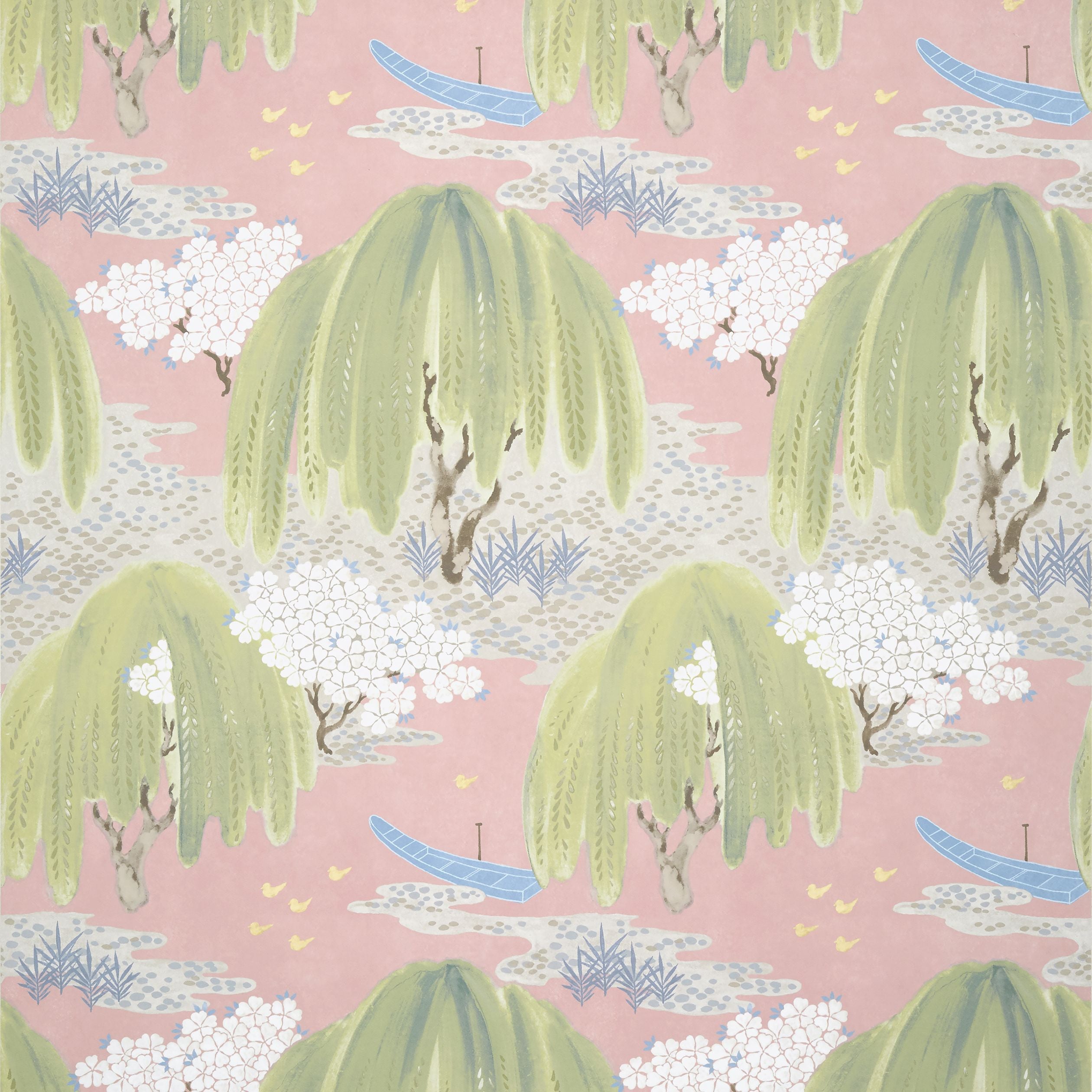 Willow Tree Thibaut Wallpaper - Double Roll