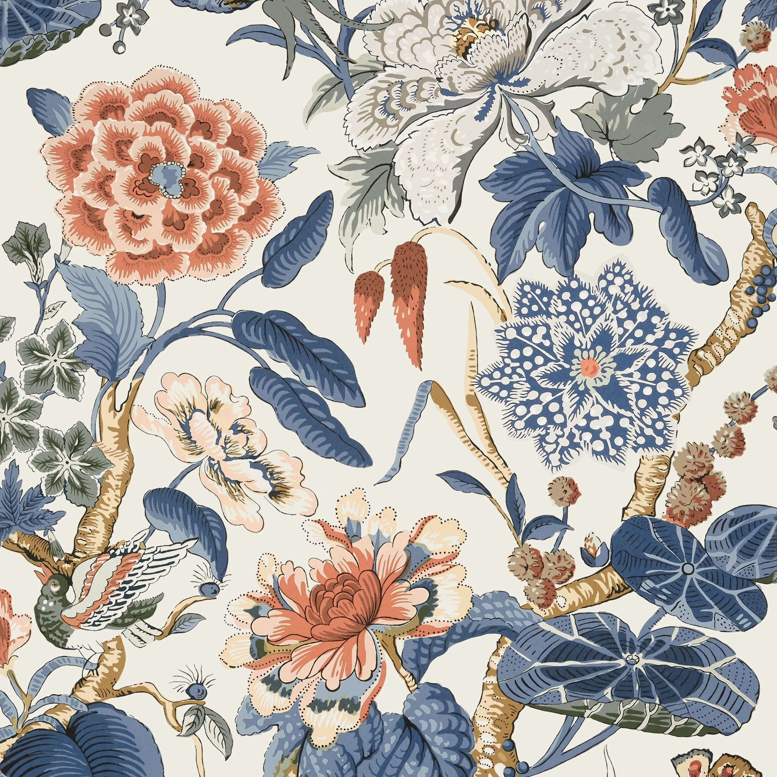 Hill Garden Thibaut Wallpaper - Double Roll