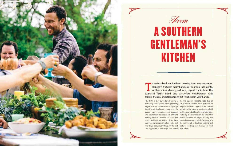 Southern Living A Southern Gentleman's Kitchen : Hardcover 10.5" x 8.5"