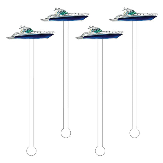 Yacht Acrylic Stir Sticks