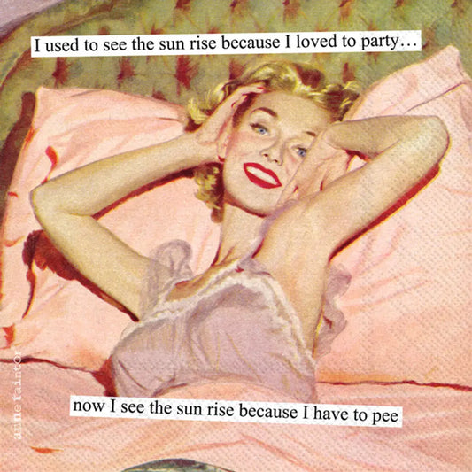 Sun Rise Anne Taintor Cocktail Napkins