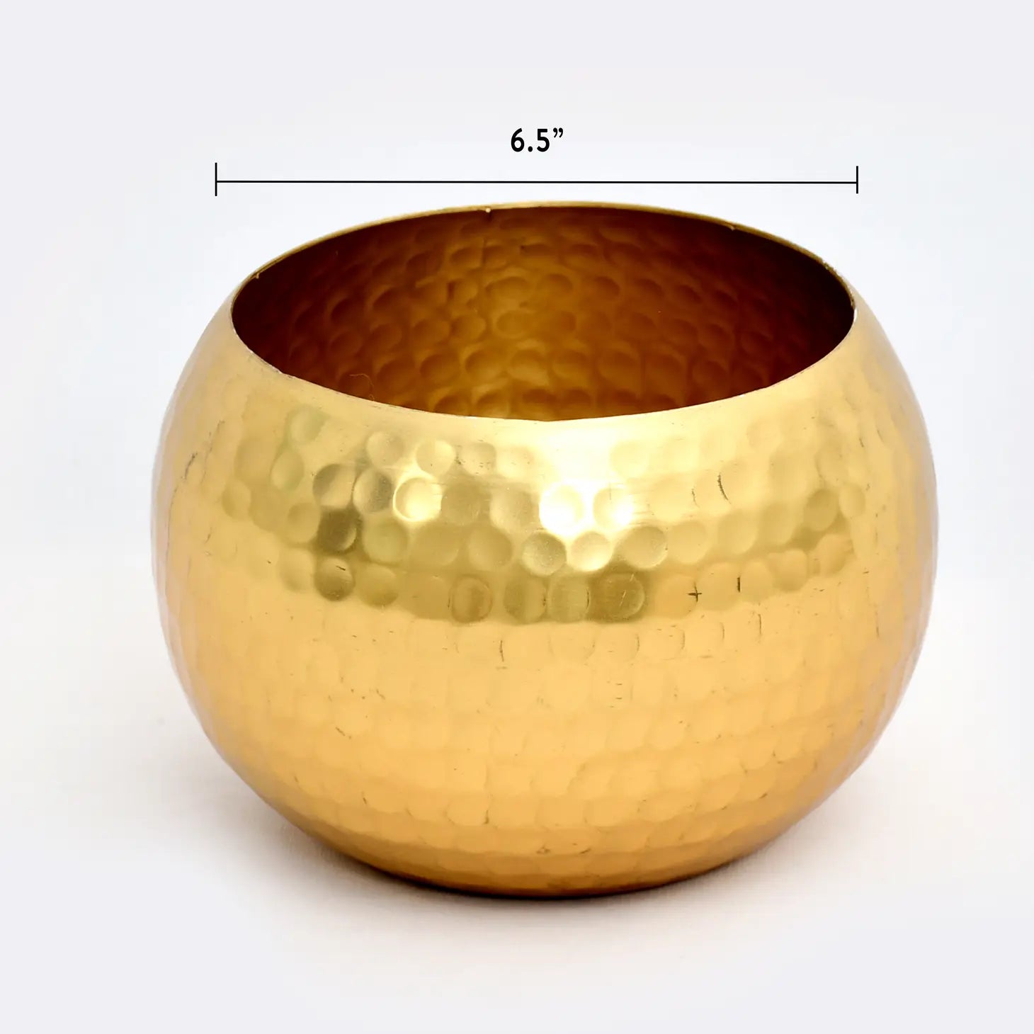 Gold Hammered Bowl