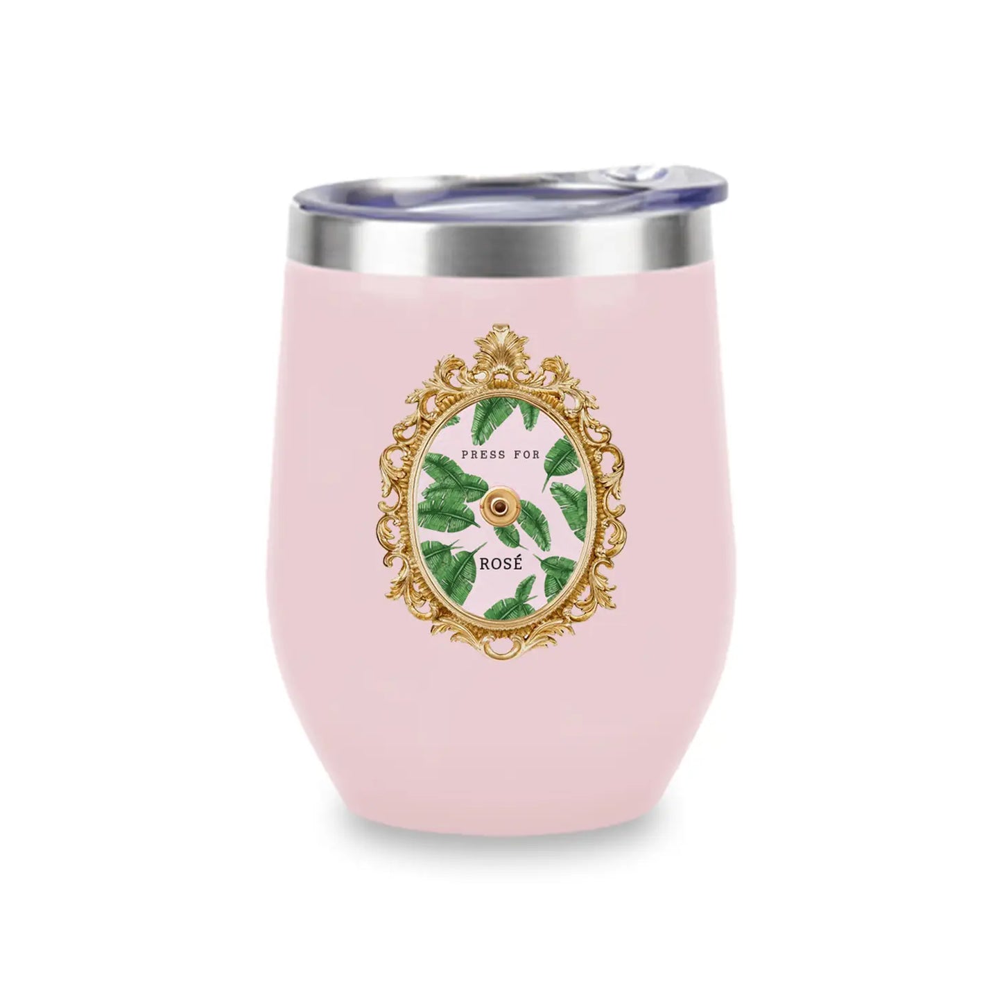 Wine Tumbler Pink - Press for Rosè